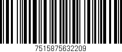 Código de barras (EAN, GTIN, SKU, ISBN): '7515875632209'