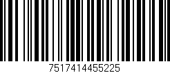 Código de barras (EAN, GTIN, SKU, ISBN): '7517414455225'