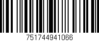 Código de barras (EAN, GTIN, SKU, ISBN): '751744941066'