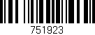 Código de barras (EAN, GTIN, SKU, ISBN): '751923'