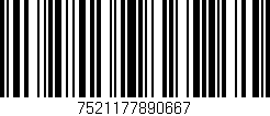 Código de barras (EAN, GTIN, SKU, ISBN): '7521177890667'
