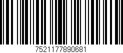 Código de barras (EAN, GTIN, SKU, ISBN): '7521177890681'