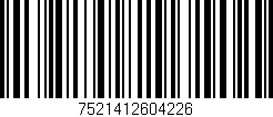 Código de barras (EAN, GTIN, SKU, ISBN): '7521412604226'