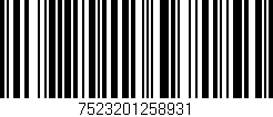 Código de barras (EAN, GTIN, SKU, ISBN): '7523201258931'