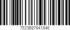 Código de barras (EAN, GTIN, SKU, ISBN): '7523697841846'