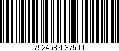 Código de barras (EAN, GTIN, SKU, ISBN): '7524589637509'