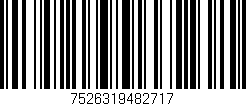 Código de barras (EAN, GTIN, SKU, ISBN): '7526319482717'