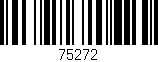 Código de barras (EAN, GTIN, SKU, ISBN): '75272'
