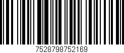 Código de barras (EAN, GTIN, SKU, ISBN): '7528798752169'