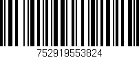 Código de barras (EAN, GTIN, SKU, ISBN): '752919553824'