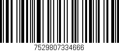 Código de barras (EAN, GTIN, SKU, ISBN): '7529807334666'