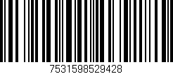 Código de barras (EAN, GTIN, SKU, ISBN): '7531598529428'