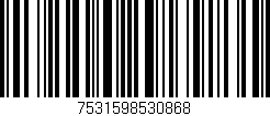 Código de barras (EAN, GTIN, SKU, ISBN): '7531598530868'