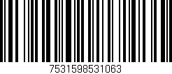 Código de barras (EAN, GTIN, SKU, ISBN): '7531598531063'
