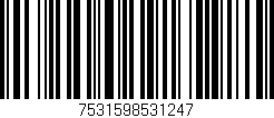 Código de barras (EAN, GTIN, SKU, ISBN): '7531598531247'