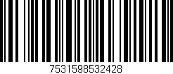 Código de barras (EAN, GTIN, SKU, ISBN): '7531598532428'