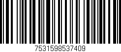 Código de barras (EAN, GTIN, SKU, ISBN): '7531598537409'