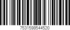 Código de barras (EAN, GTIN, SKU, ISBN): '7531598544520'