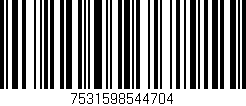 Código de barras (EAN, GTIN, SKU, ISBN): '7531598544704'