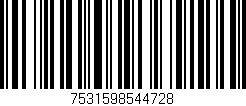 Código de barras (EAN, GTIN, SKU, ISBN): '7531598544728'