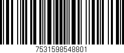 Código de barras (EAN, GTIN, SKU, ISBN): '7531598548801'