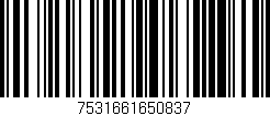 Código de barras (EAN, GTIN, SKU, ISBN): '7531661650837'