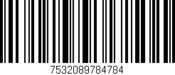 Código de barras (EAN, GTIN, SKU, ISBN): '7532089784784'