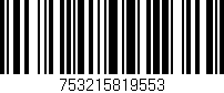 Código de barras (EAN, GTIN, SKU, ISBN): '753215819553'