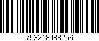 Código de barras (EAN, GTIN, SKU, ISBN): '753218988256'