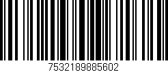 Código de barras (EAN, GTIN, SKU, ISBN): '7532189885602'