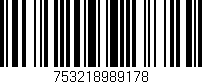 Código de barras (EAN, GTIN, SKU, ISBN): '753218989178'