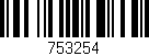 Código de barras (EAN, GTIN, SKU, ISBN): '753254'