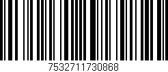 Código de barras (EAN, GTIN, SKU, ISBN): '7532711730868'