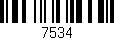 Código de barras (EAN, GTIN, SKU, ISBN): '7534'