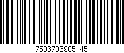 Código de barras (EAN, GTIN, SKU, ISBN): '7536786905145'