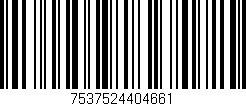 Código de barras (EAN, GTIN, SKU, ISBN): '7537524404661'