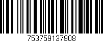 Código de barras (EAN, GTIN, SKU, ISBN): '753759137908'