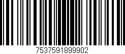 Código de barras (EAN, GTIN, SKU, ISBN): '7537591899902'