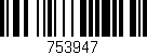 Código de barras (EAN, GTIN, SKU, ISBN): '753947'