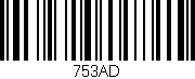 Código de barras (EAN, GTIN, SKU, ISBN): '753AD'