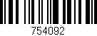 Código de barras (EAN, GTIN, SKU, ISBN): '754092'