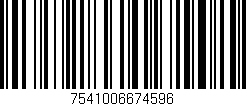 Código de barras (EAN, GTIN, SKU, ISBN): '7541006674596'