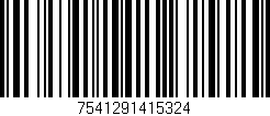 Código de barras (EAN, GTIN, SKU, ISBN): '7541291415324'
