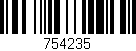 Código de barras (EAN, GTIN, SKU, ISBN): '754235'