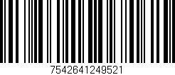 Código de barras (EAN, GTIN, SKU, ISBN): '7542641249521'