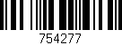 Código de barras (EAN, GTIN, SKU, ISBN): '754277'