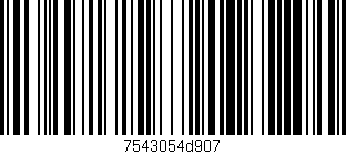 Código de barras (EAN, GTIN, SKU, ISBN): '7543054d907'