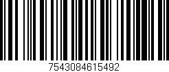 Código de barras (EAN, GTIN, SKU, ISBN): '7543084615492'