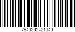Código de barras (EAN, GTIN, SKU, ISBN): '7543332421349'