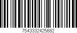 Código de barras (EAN, GTIN, SKU, ISBN): '7543332425682'